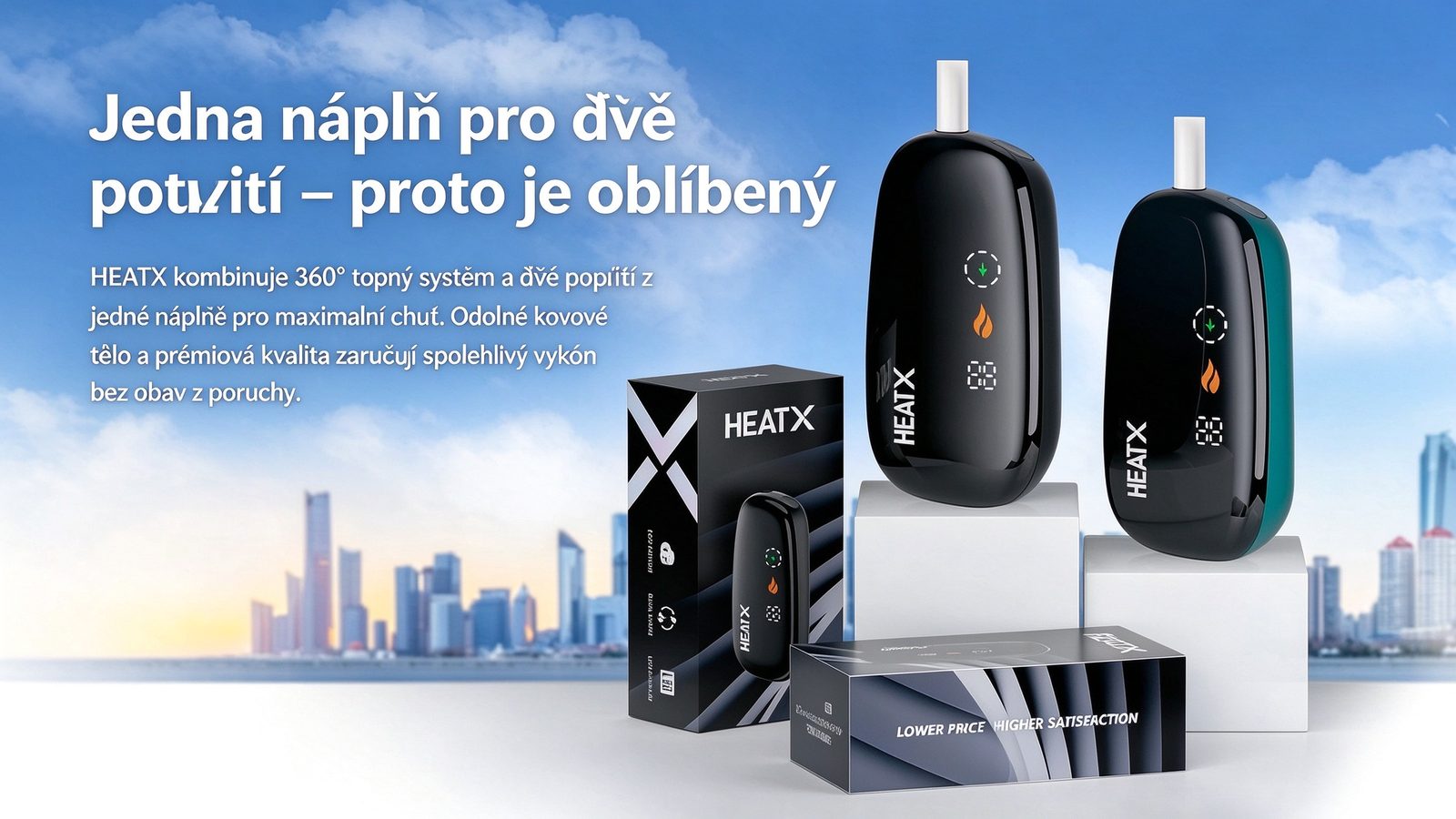 HEATX — výhoda 1